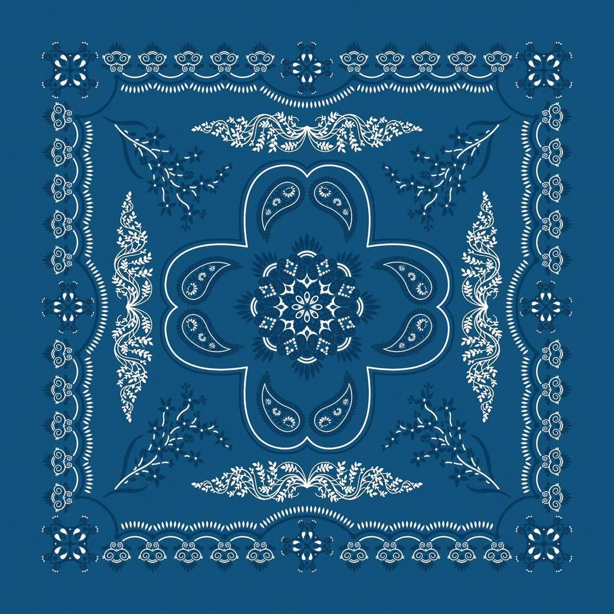 Paisley 22" 12- Pack USA Made Bandannas